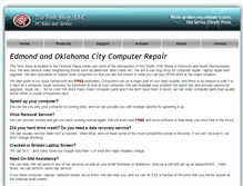 Tablet Screenshot of okctechshop.com